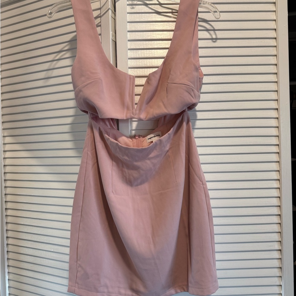 Superdown Blush Backless Dress
